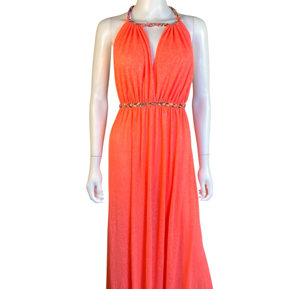 New Pitusa Athena Braided Back Maxi Sundress Small - Picture 4 of 12